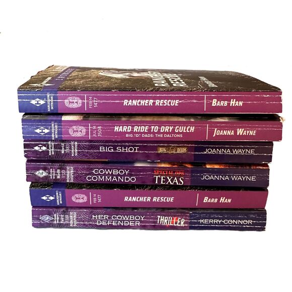 Harlequin Intrigue Paperback Books Set of 6 - Picture 1 of 3
